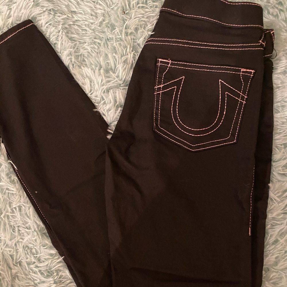 Big girls true religion jeggings. Size large 💕